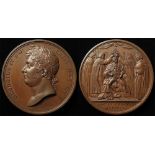 British Commemorative Medal, bronze d.48mm: Coronation of George IV 1821, Birmingham issue by Thomas