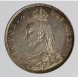 Florin 1887 Jubilee, toned EF