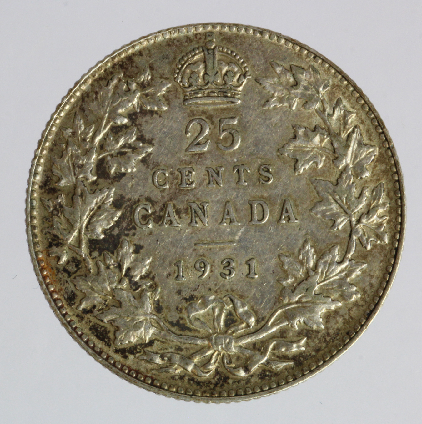 Canada silver 25 Cents 1931 nEF - Bild 2 aus 2