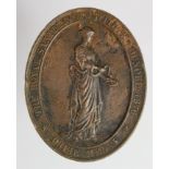 Medical Award, bronze oval 51x40mm: The Royal Sanitary Institute Prize Medal, 'AWARDED TO HENRY