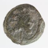 Roman Republican, Post Reform, struck bronze as, wt.27.0g., of 149 B.C., by C.Junius C.f., obverse:-