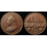 British Commemorative Medal, bronze d.51mm: Diamond Jubilee of Queen Victoria 1897, Spink & Son