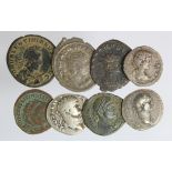 Interesting group of ancients including denarii x 3 one of which features reverse:- Domitian on