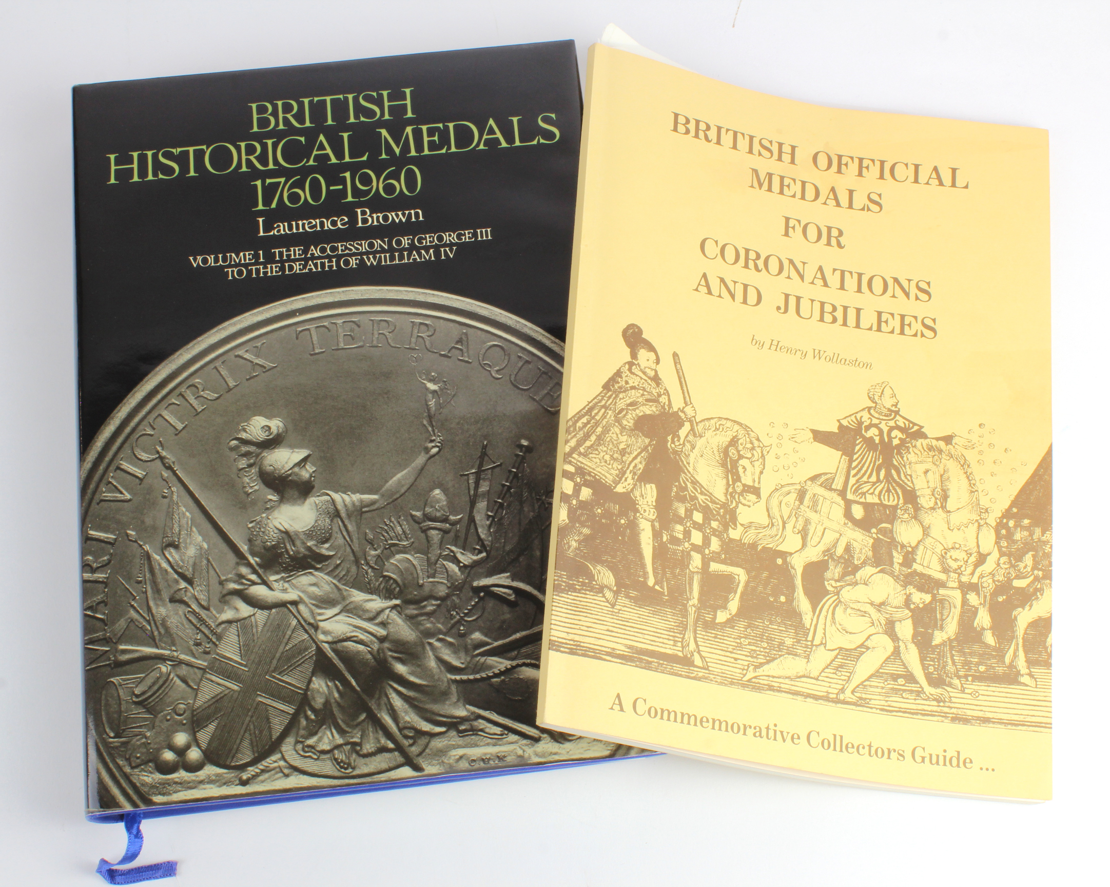 Books (2): British Official Medals for Coronations and Jubilees by Henry Wollaston 1978 - one of a