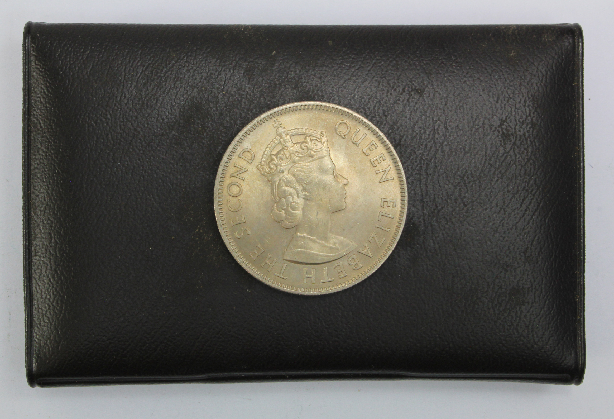 Cyprus 'Last Coin of the British Administration' cupro-nickel 100 Mils 1957 BU in presentation