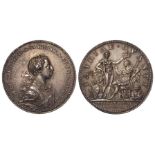 British Commemorative Medal, silver d.34mm: Coronation of George III 1761, official silver issue