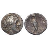 Ptolemaic Kingdom of Egypt, silver tetradrachm, possibly of Ptolemy II but monogram in field