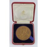 British Commemorative Medal, bronze d.51mm: Coronation of George V 1911, official Royal Mint large