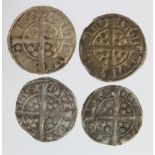 Edward I York silver pennies (4): Class 3e F/GF, ditto aVF, Class 9 GF, and ditto F; with tickets/
