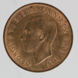 Penny 1951 aUnc with much lustre