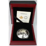 Canada Fifty Dollars 2017 (Concaved issue) "Maples Leves in Motion" 5oz Silver Proof FDC in the