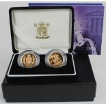 Two coin Sovereign set 2002 & 2003 Proof FDC boxed as issued