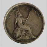 British Ionian Islands silver 30 Lepta 1862 toned VF