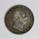 Shilling 1835 VF, some surface marks.