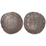 Elizabeth I silver shilling, Second Issue 1560-1561, mm. Cross-Crosslet, Spink 2555, full, round