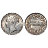 Shilling 1865 die 30, EF