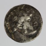 Ancient Greek, Tyre, Phoenica, silver half shekel, struck under Ptolemaic Eygypt, obverse:- Laureate