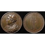 British Commemorative / Prize Medal, bronze d.41mm: Crystal Palace Handel Festival, June 1857, (