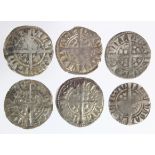 Edward I Bristol silver pennies (6): Classes unidentified, VG to GF with tickets.