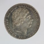 Crown 1818 LVIII, minor marks overall under magnification GEF