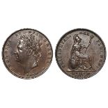 Farthing 1830 brown EF