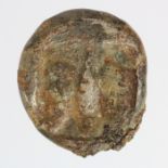 Macedonian Kingdon, silver stater of Olynthos a colony of Chalkis, obverse:- Horse to right,