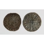 Edward I London silver halfpennies (2): Withers mule 2a/2, Class 3g, VF, and Class 4e GF-nVF; with