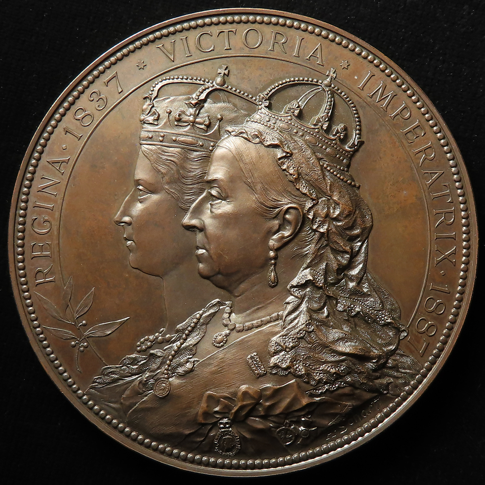 British Commemorative Medal, bronze d.80mm: Golden Jubilee of Queen Victoria 1887, Corporation of