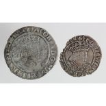 English Hammered (2): Henry VIII, silver groat, Second Coinage 1526-1544, mm. Lis, Laker Bust D,