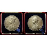 British Commemorative Medal, silver d.51mm: Coronation of George V 1911, official Royal Mint large