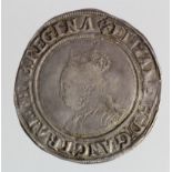 Elizabeth I silver shilling, Second Issue 1560-1561, mm. Cross-Crosslet, Spink 2555, F/GF