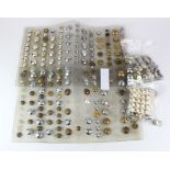 Buttons a good mixed lot of Military buttons, in 2x trays, mostly brass but inc bakerlite &