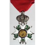 French Order of the Legion of Honour, Napoleon III, knight class. (1852-1870). Good early award with
