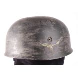 German Nazi Paratroopers Helmet with liner and chin strap. (Copy ?)