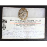German Nazi Army Para Badge with M & T Militaria receipt and Guarantee.