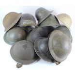 British WW2 helmet shells. (Qty) Buyer collects