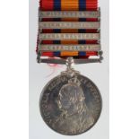 QSA with bars CC/Jo/DH/Wit named to (2912 Pte C Jones 9/Lcrs. Born Wellington, Shropshire.