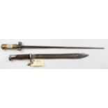 Bayonets - Imperial German Pattern 1898/05 'Butcher' Bayonet, no scabbard. Good condition. And a