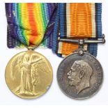 WW1 British War and Victory medals named 478693 SPR. A A. Penny RE. Sapper Albert Aaron Penny 126th