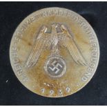 German Plaque from the Deschler hoard found & released in the 1970s a Hitler Jugend example dated