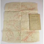 WW1 trench maps 2 of Guillemont Trenches corrected 5.8.16 and Message Map Dickebusch both small