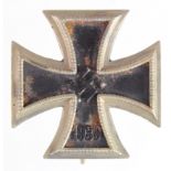 German Nazi Iron Cross 1st Class, maker marked 'L/16'.