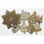 Cap Badges, various British types (8)