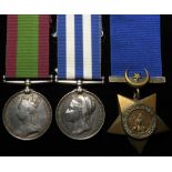 Afghanistan Medal 1881 (845 Pte Ar Moses 63rd Regt), Egypt Medal dated 1882 no bar (845 Pte A