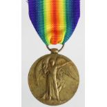 Victory Medal to 12384 Sjt W Sanderson R.S.Fus. Died 30/7/1916 with the 2nd Bn. Born Penrith,