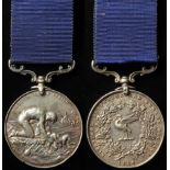 Liverpool Shipwreck and Humane Society's Marine Medal in silver (38mm) named (Peter D. Murray 3rd