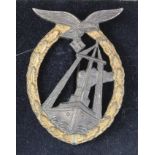 German Sea Actions badge by SBW in fitted case