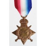 1915 Star to 15639 Pte H C Wake R.Berks Regt. Killed In Action 8/8/1916 with the 5th Bn. Born