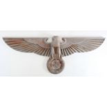 German WW2 large eagle from a train or building most likely but is a Political style eagle,