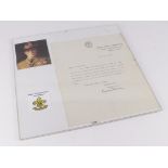 Original signature of Baden Powell founder of the Boy Scouts Association. Served in the Defence of